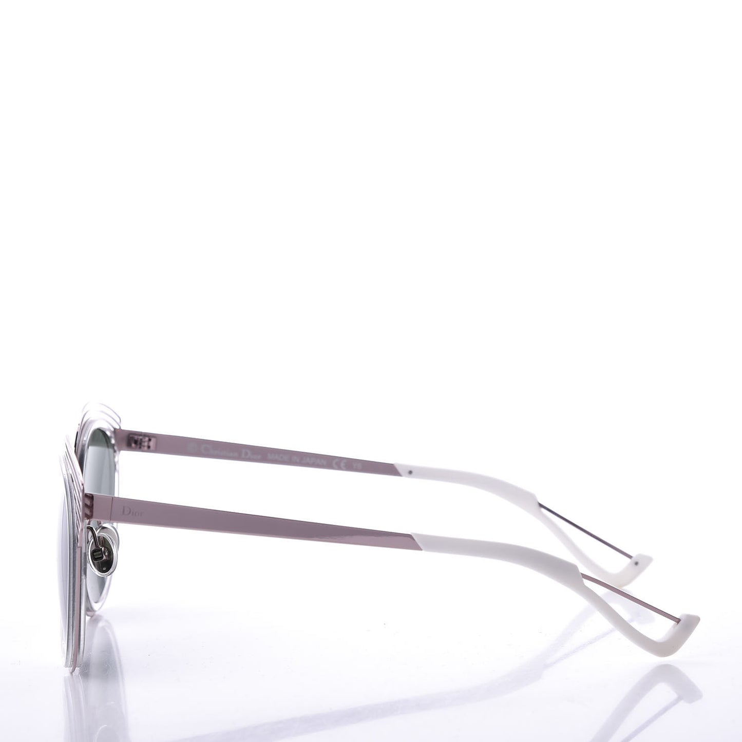 Acetate Enigme Sunglasses Pink White