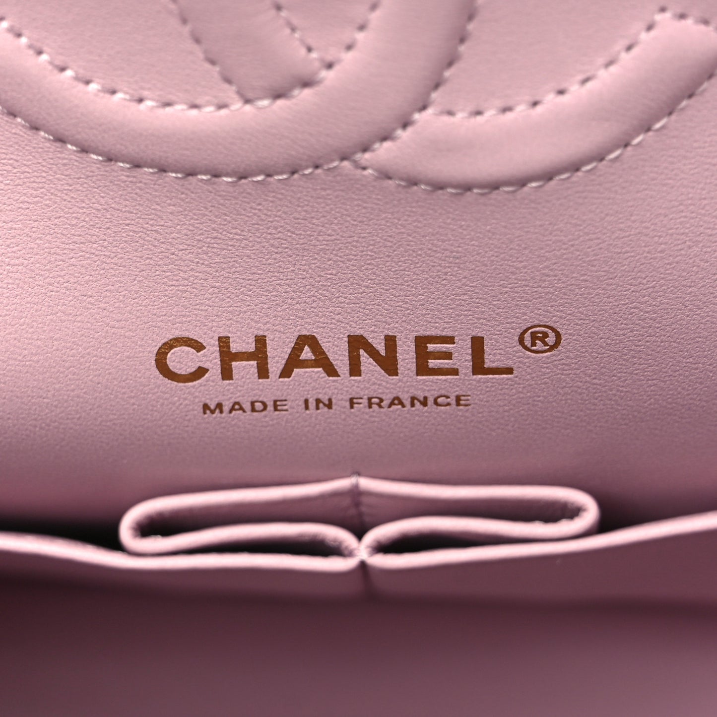 Caviar Quilted Medium Double Flap Light Pink
