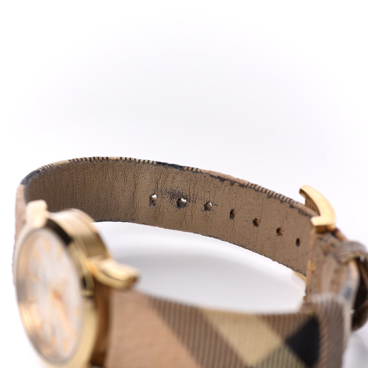 Burberry Stainless Steel Calfskin 28mm Nova Check Quartz Watch BU1399 7 of 8