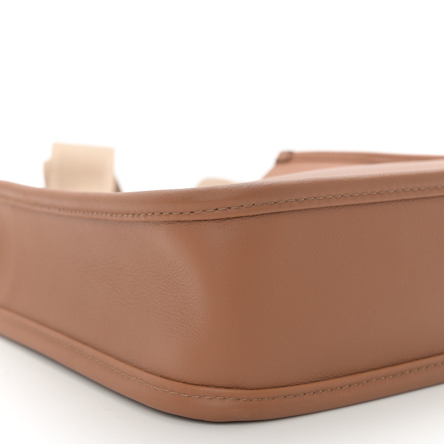 Soft Grain Calfskin Shoulder Bag Caramel