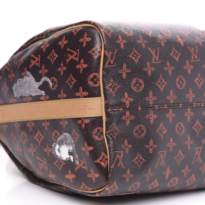 Louis Vuitton Catogram Speedy Bandouliere 30 Marron 7 of 17