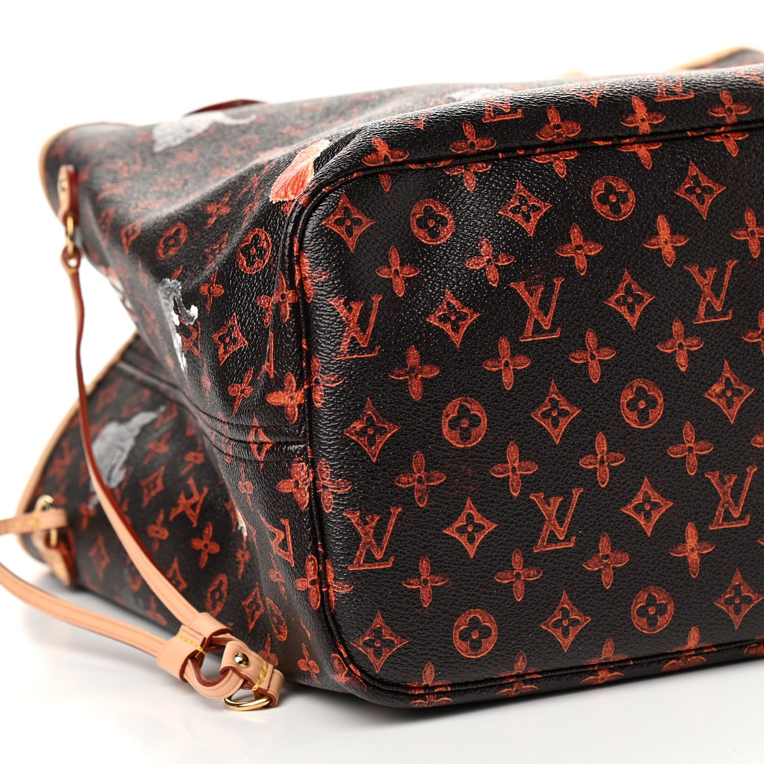 Louis Vuitton Catogram Neverfull MM Marron 10 of 14