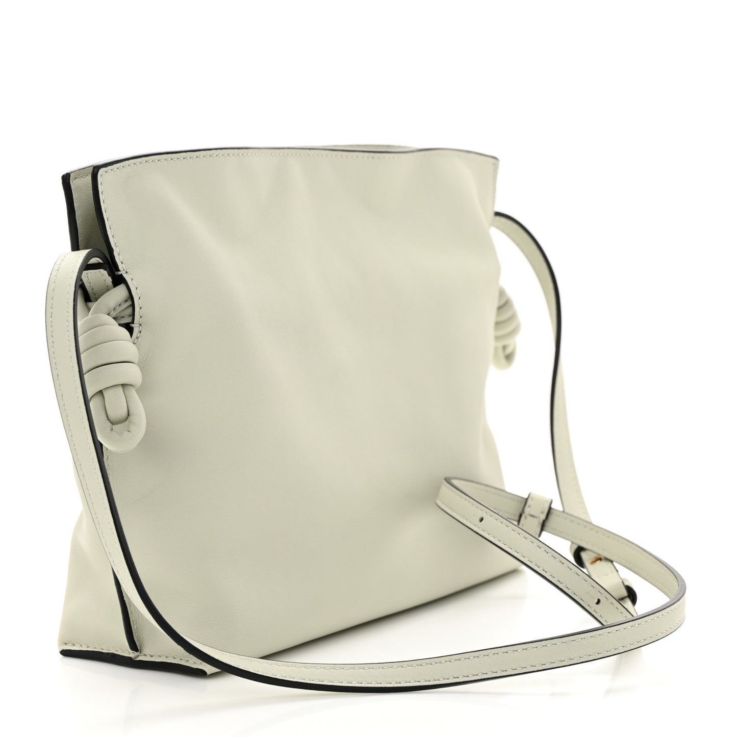 Calfskin Mini Flamenco Knot Bag Light Celadon