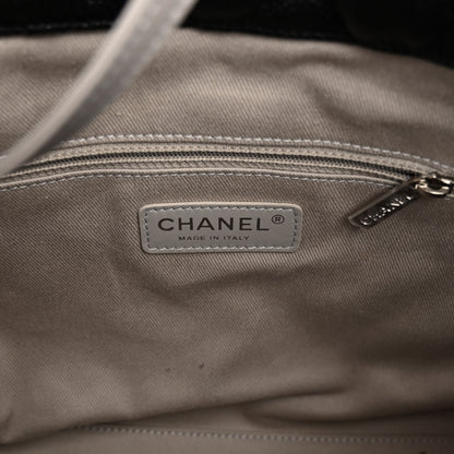 Chanel Caviar Quilted Large CC Shopping Tote Black 6 of 10