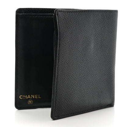 Chanel Caviar Mens Timeless CC Bi-Fold Wallet Black 3 of 7