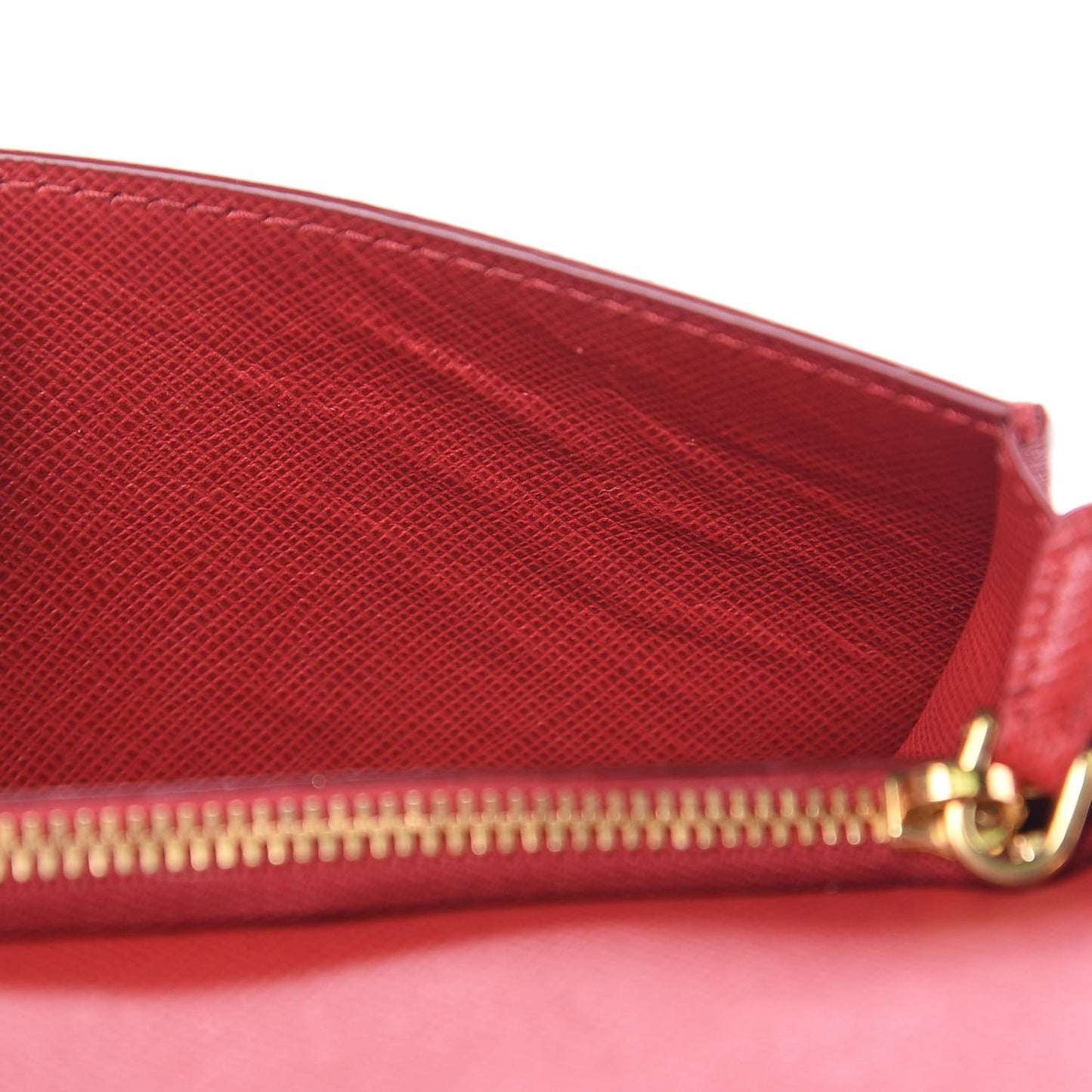 Saffiano Metal Phone Wristlet Crossbody Wallet Fuoco