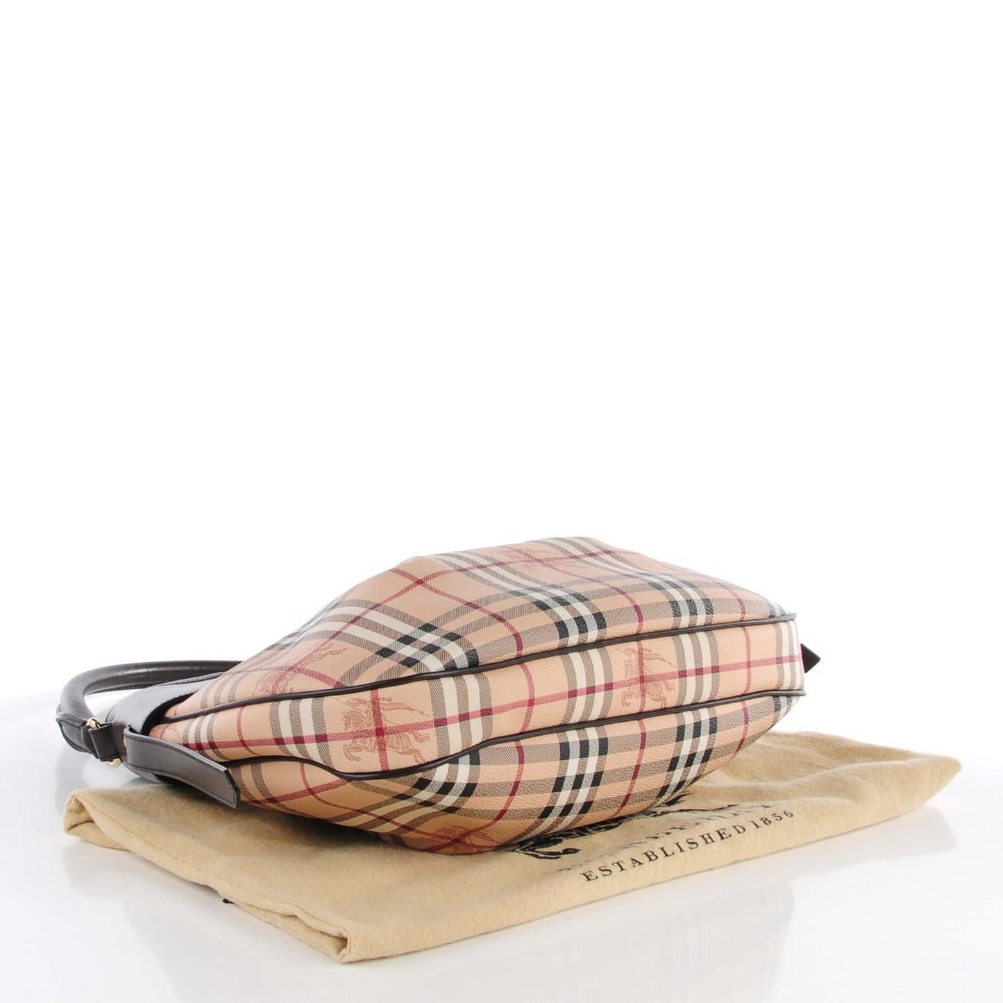 Haymarket Check Small Brooklyn Hobo Brown