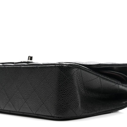 Chanel Caviar Quilted Medium Double Flap Black 10 of 11