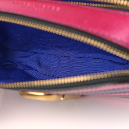 Marc Jacobs Calfskin Glitter Small Snapshot Camera Bag Pink Multicolor 7 of 10