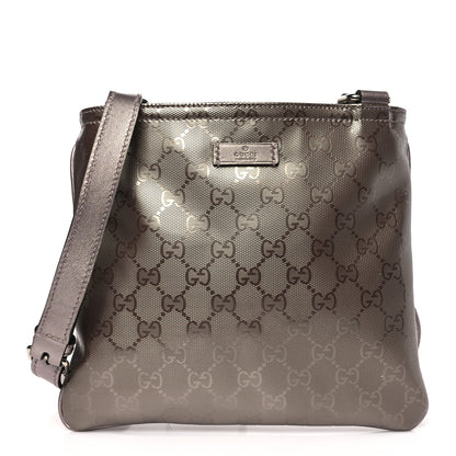 Gucci Imprime Monogram Small Flat Messenger Bag Mauve 1 of 9