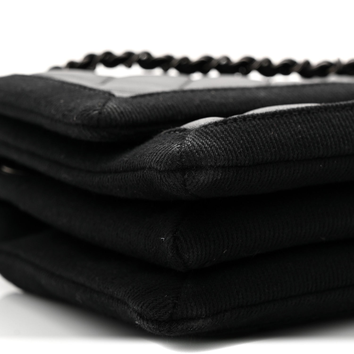 Chanel Lambskin Grosgrain Quilted Flap Black 9 of 11