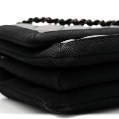 Chanel Lambskin Grosgrain Quilted Flap Black 9 of 11