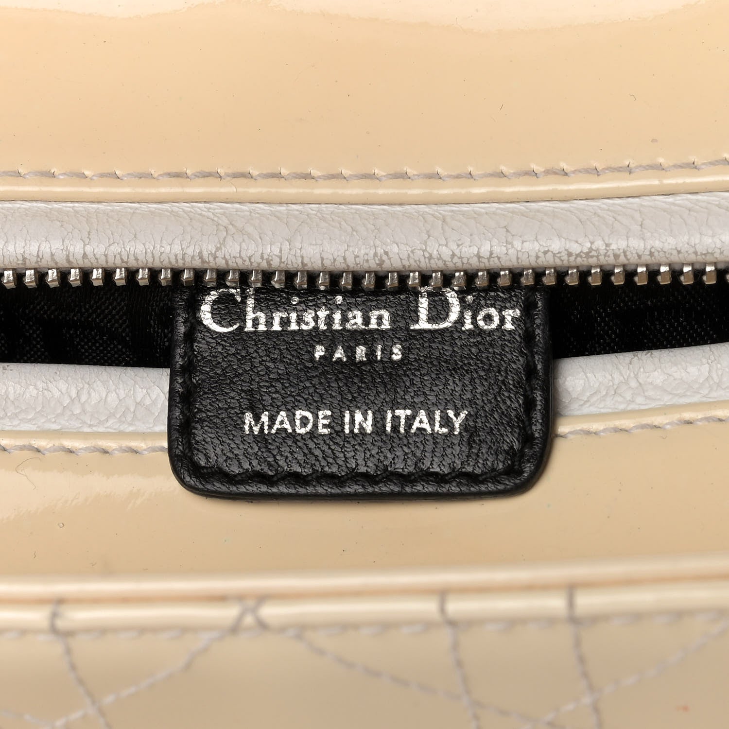 Christian Dior Patent Cannage Stitched Medium Lady Dior White 6 of 10