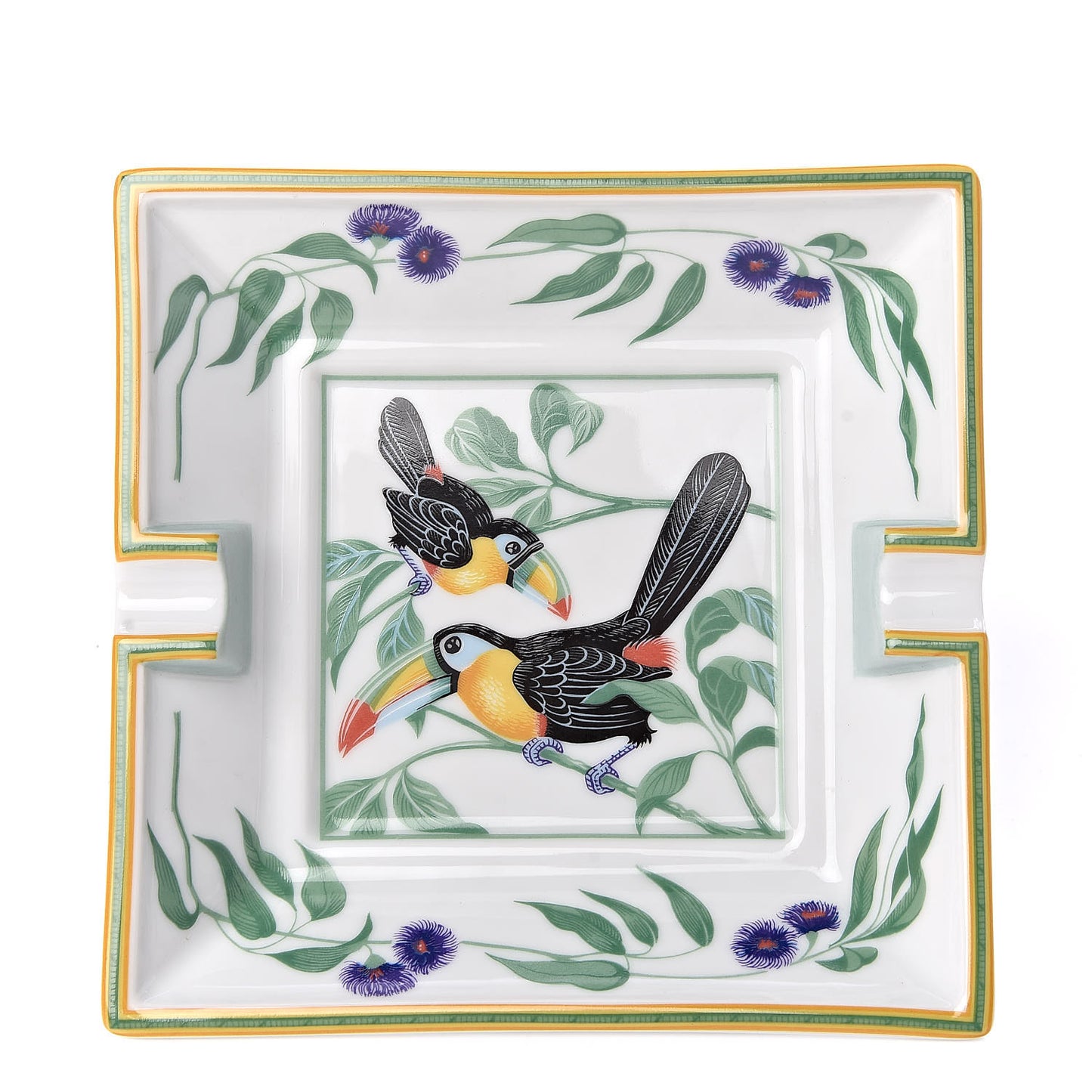 Porcelain Toucans Ashtray