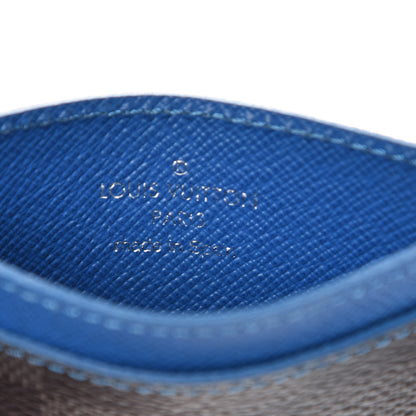 Louis Vuitton Damier Graphite Card Holder Blue 5 of 6