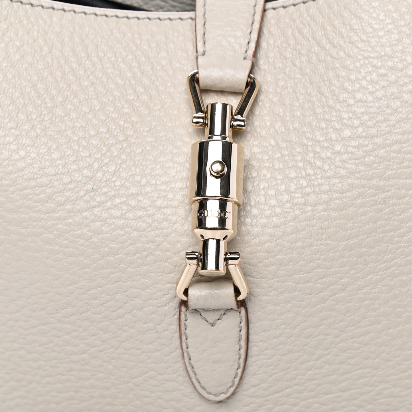 Calfskin Small Jackie O Hobo White
