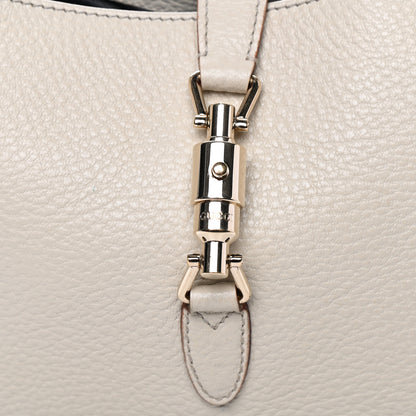Gucci Calfskin Small Jackie O Hobo White 9 of 11