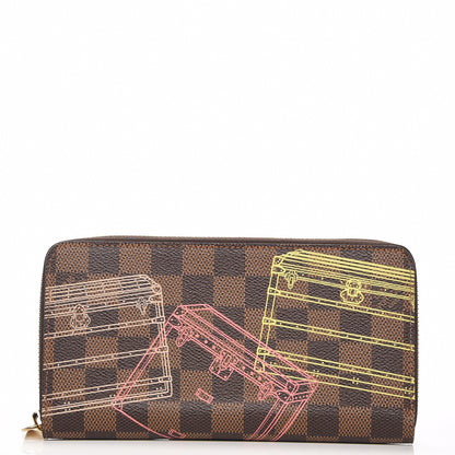 Louis Vuitton Damier Ebene 2014 Christmas Animation Zippy Wallet 1 of 8