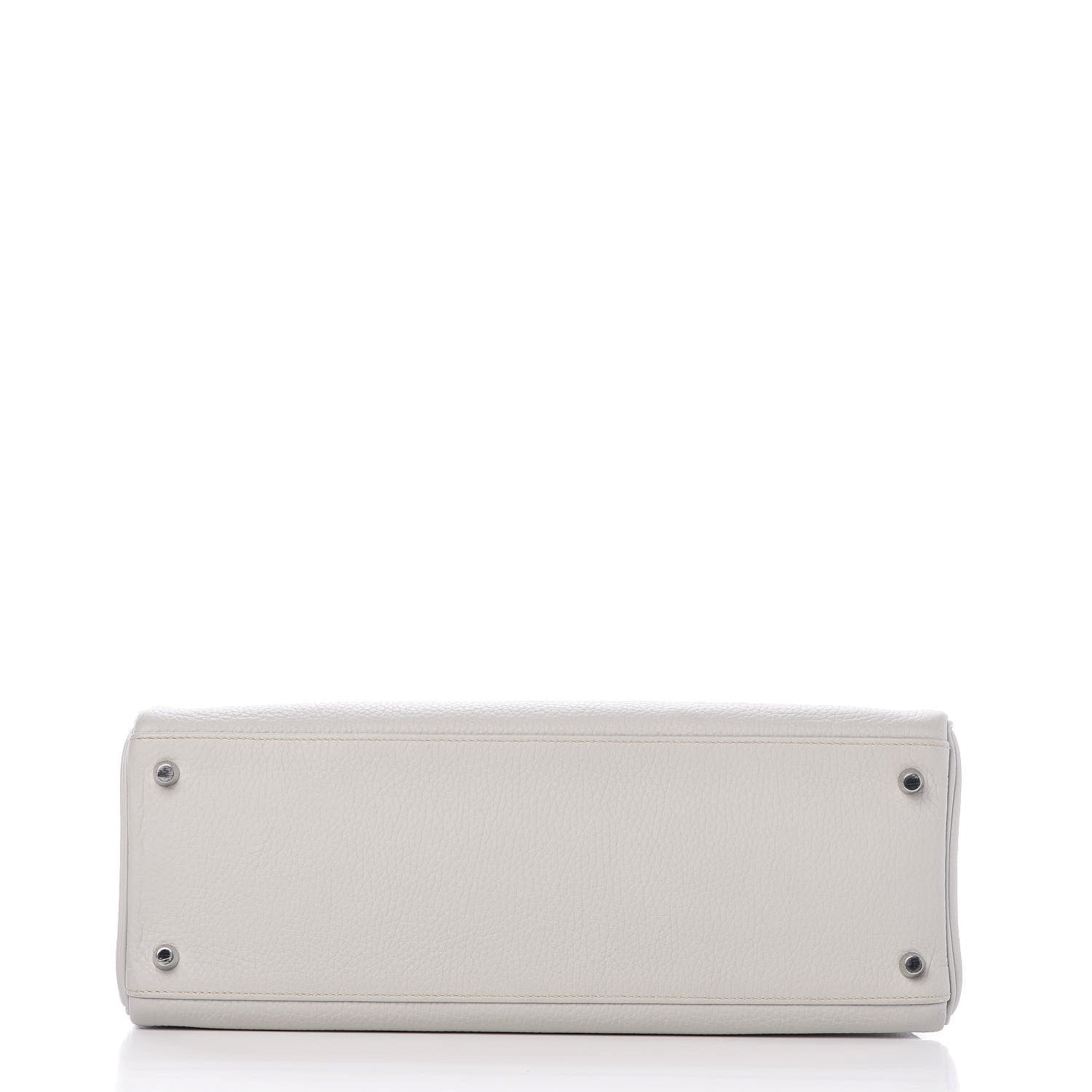 Hermes Taurillon Clemence Kelly Retourne 35 Gris Perle 7 of 28