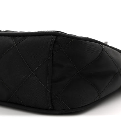 Prada Nylon Tessuto Impuntu Quilted Crossbody Bag Black 10 of 10