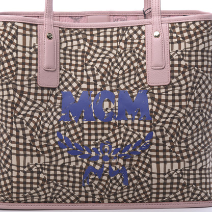 MCM Visetos Medium Liz Reversible Shopper Tote Soft Pink 15 of 15