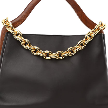 Bottega Veneta Calfskin Wood Mount Fondant 8 of 11