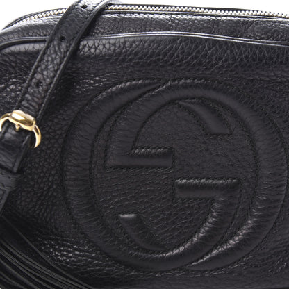 Gucci Pebbled Calfskin Small Soho Disco Bag Black 12 of 13