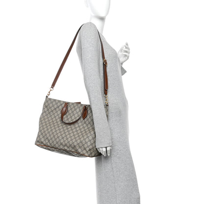 Gucci Soft GG Supreme Monogram Medium Crossbody Tote Beige Cuir 2 of 10