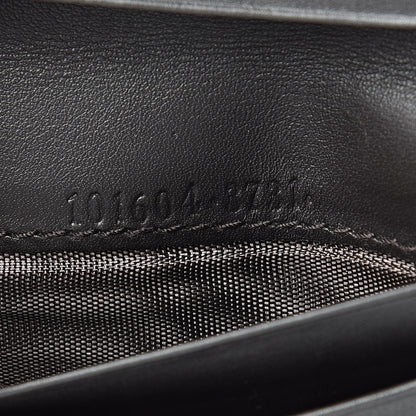 Gucci Monogram Glam French Flap Wallet Black 8 of 12