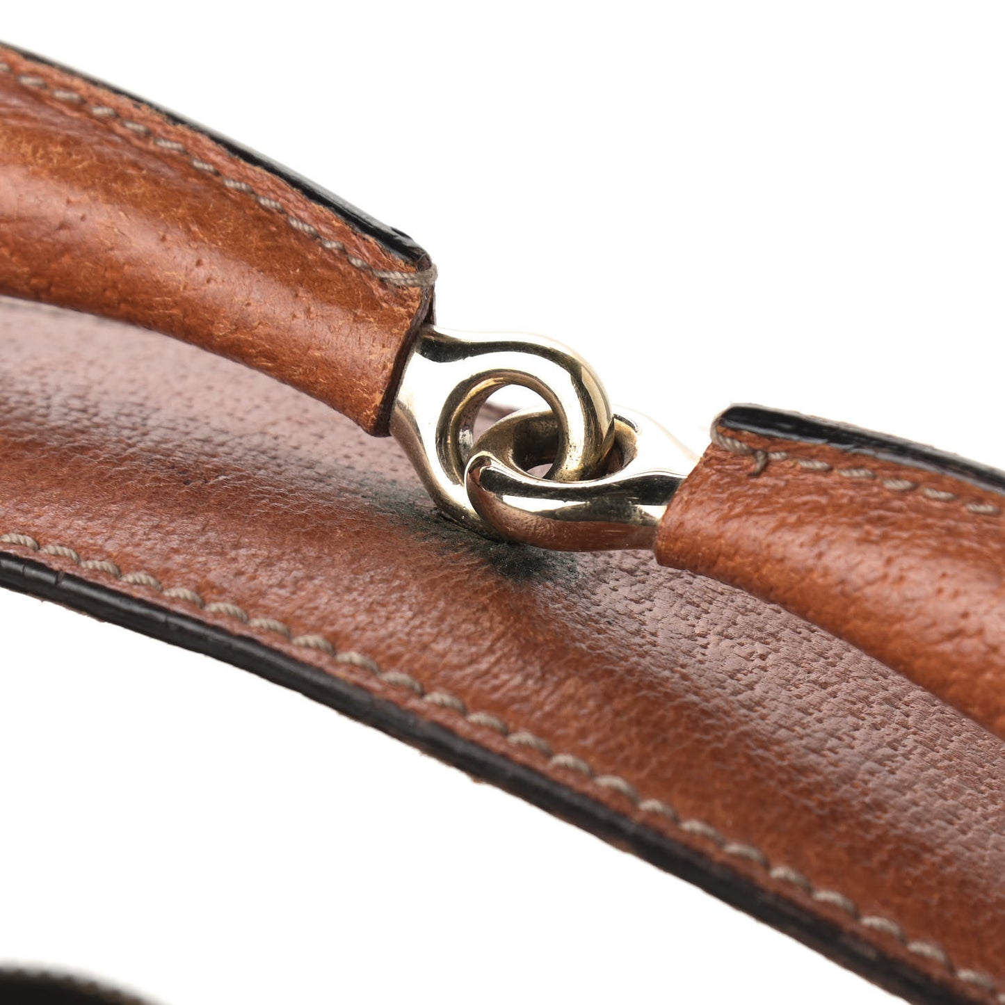 Monogram Medium Horsebit Chain Hobo Light Brown
