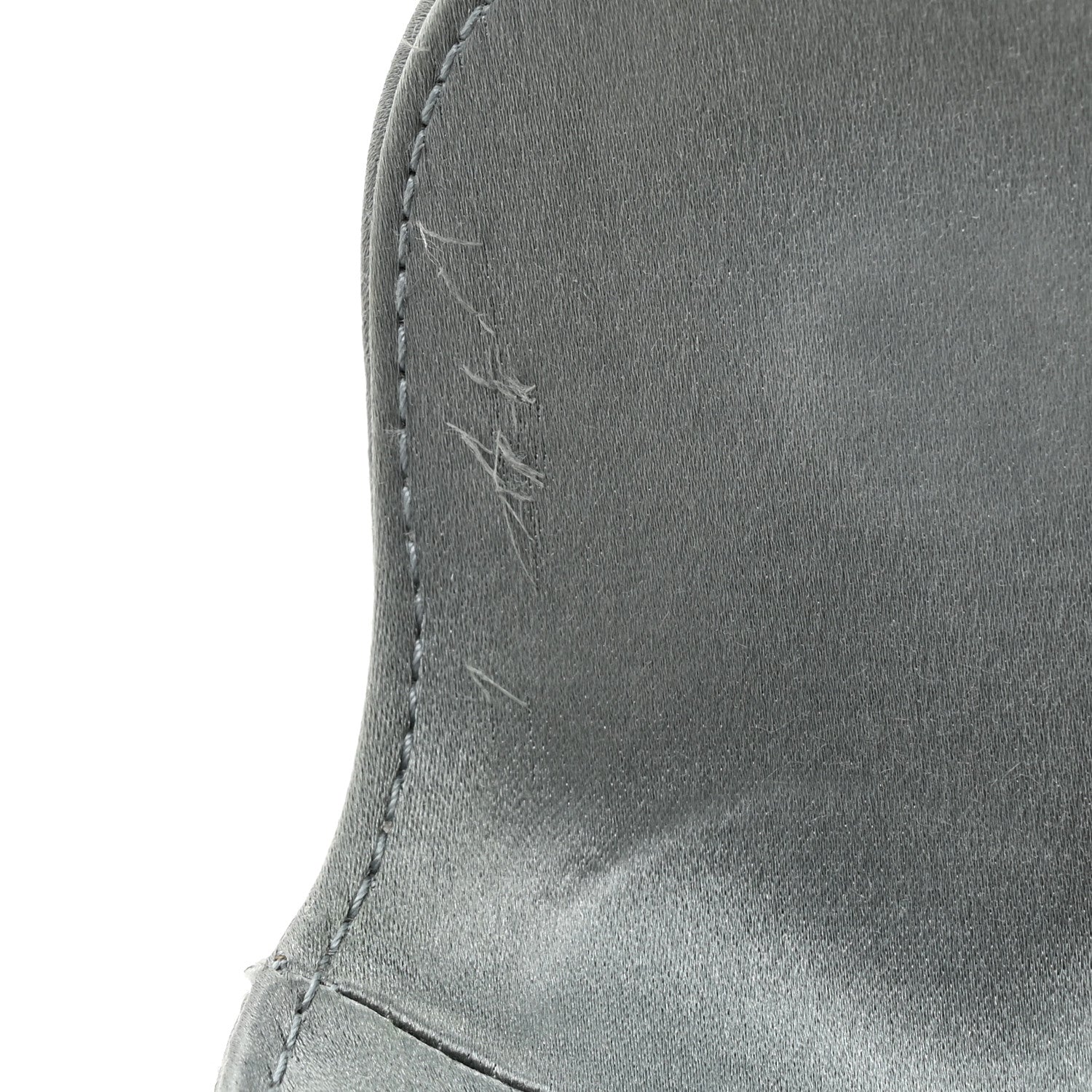 Christian Dior Satin Crystal Mini Saddle Bag Blue Gray 10 of 13