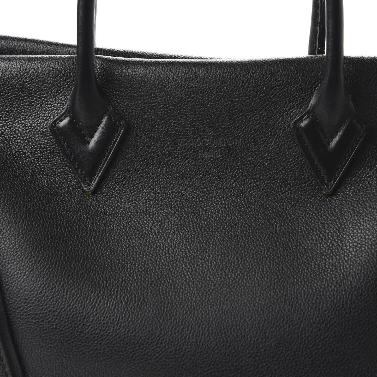 Cuir Orfevre Veau Cachemire Tote W GM Black