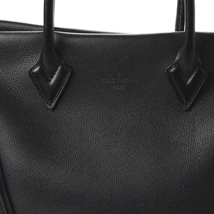 Louis Vuitton Cuir Orfevre Veau Cachemire Tote W GM Black 9 of 9