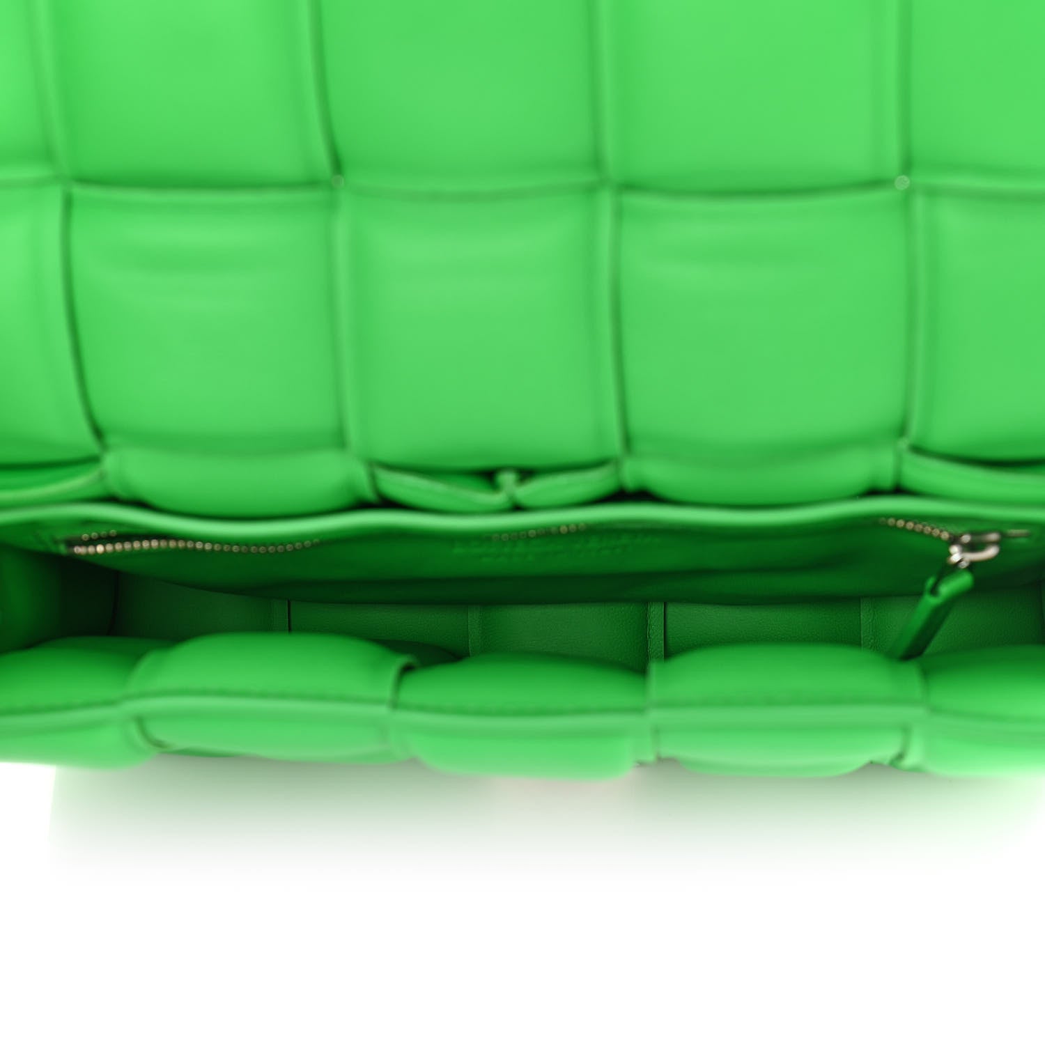 Bottega Veneta Nappa Maxi Intreccio Padded Cassette Crossbody Bag Grass 5 of 10