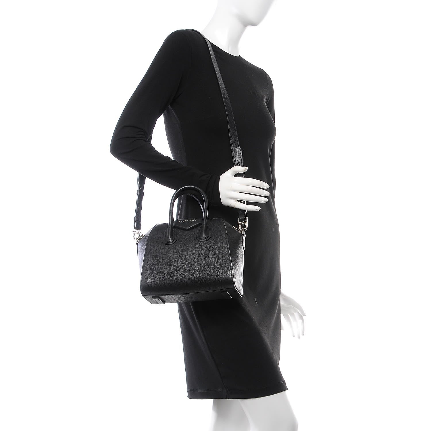 Givenchy Sugar Goatskin Mini Antigona Black 2 of 11