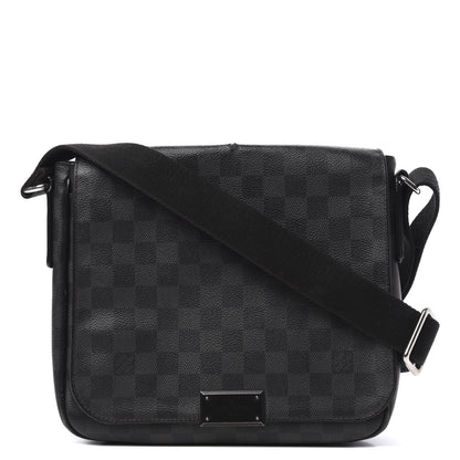 Louis Vuitton Damier Graphite District PM 1 of 14