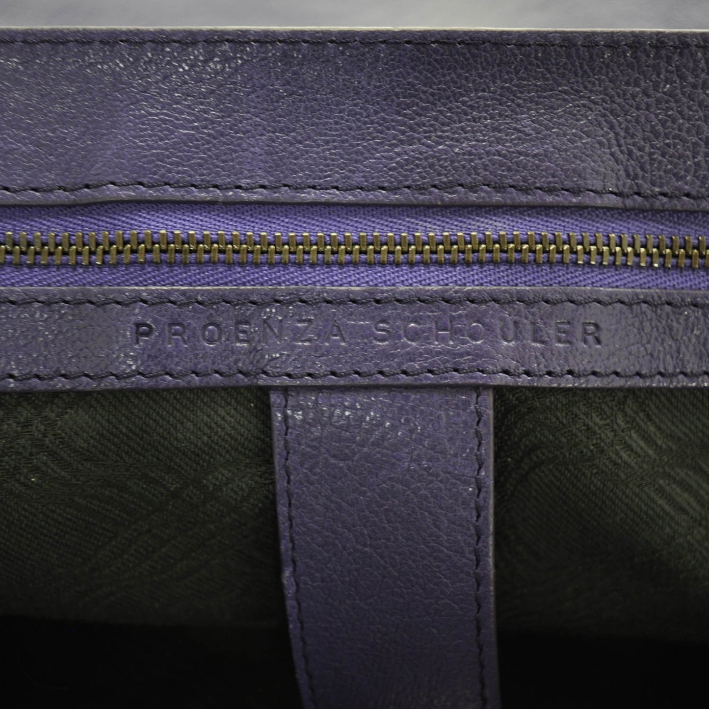 Lambskin PS1 Large Satchel Violet