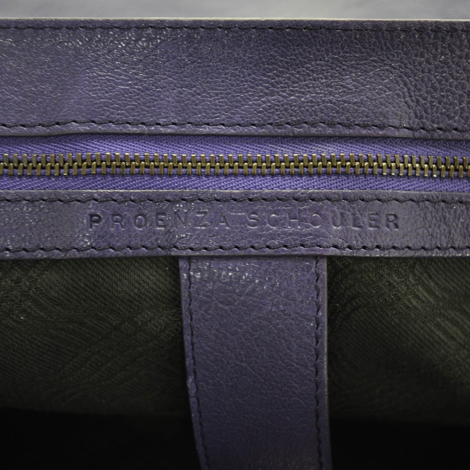 Proenza Schouler Lambskin PS1 Large Satchel Violet 8 of 8