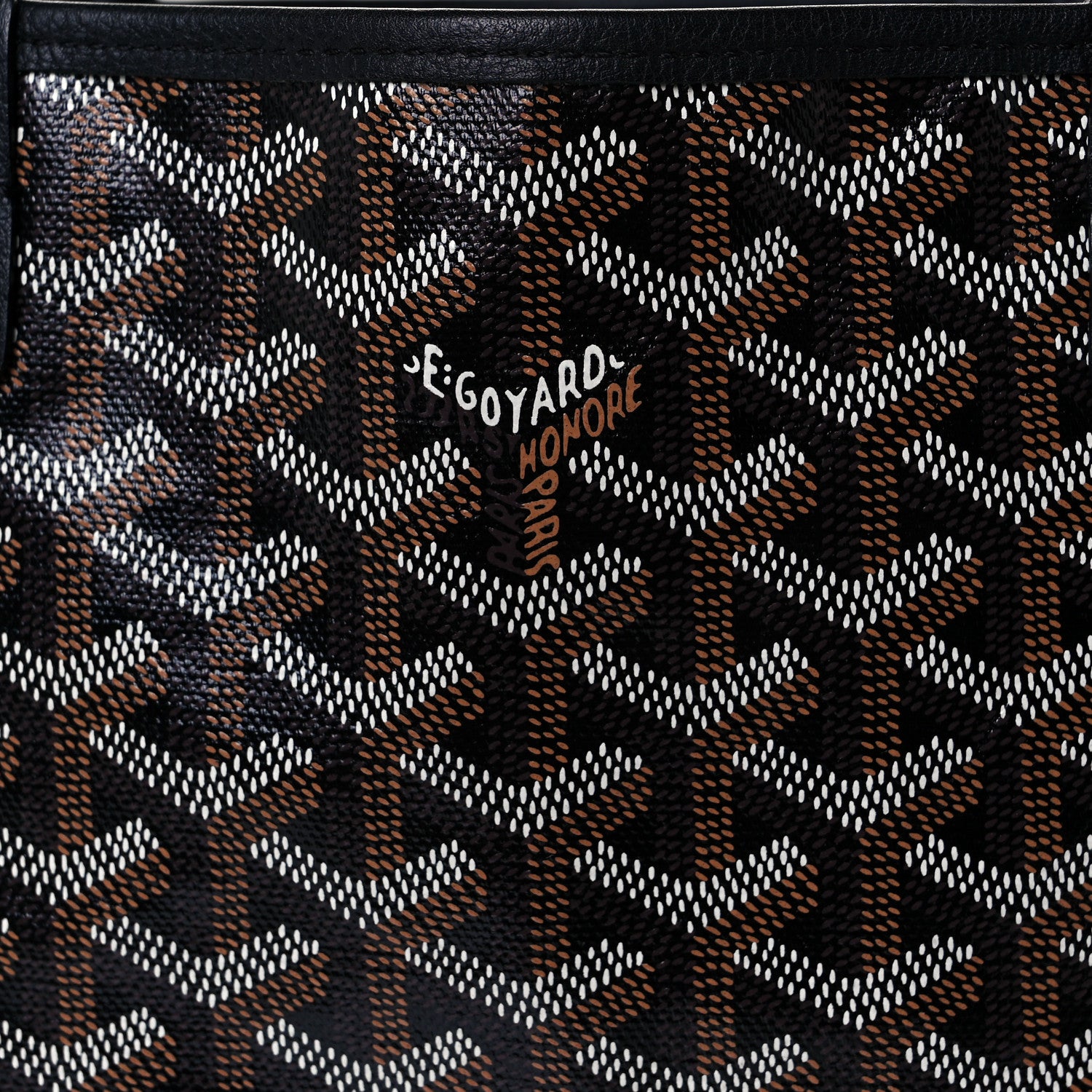 Goyard Goyardine Reversible Mini Anjou Black 10 of 18