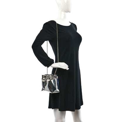 Jimmy Choo Metallic Patent Bon Bon Bag Silver 3 of 8