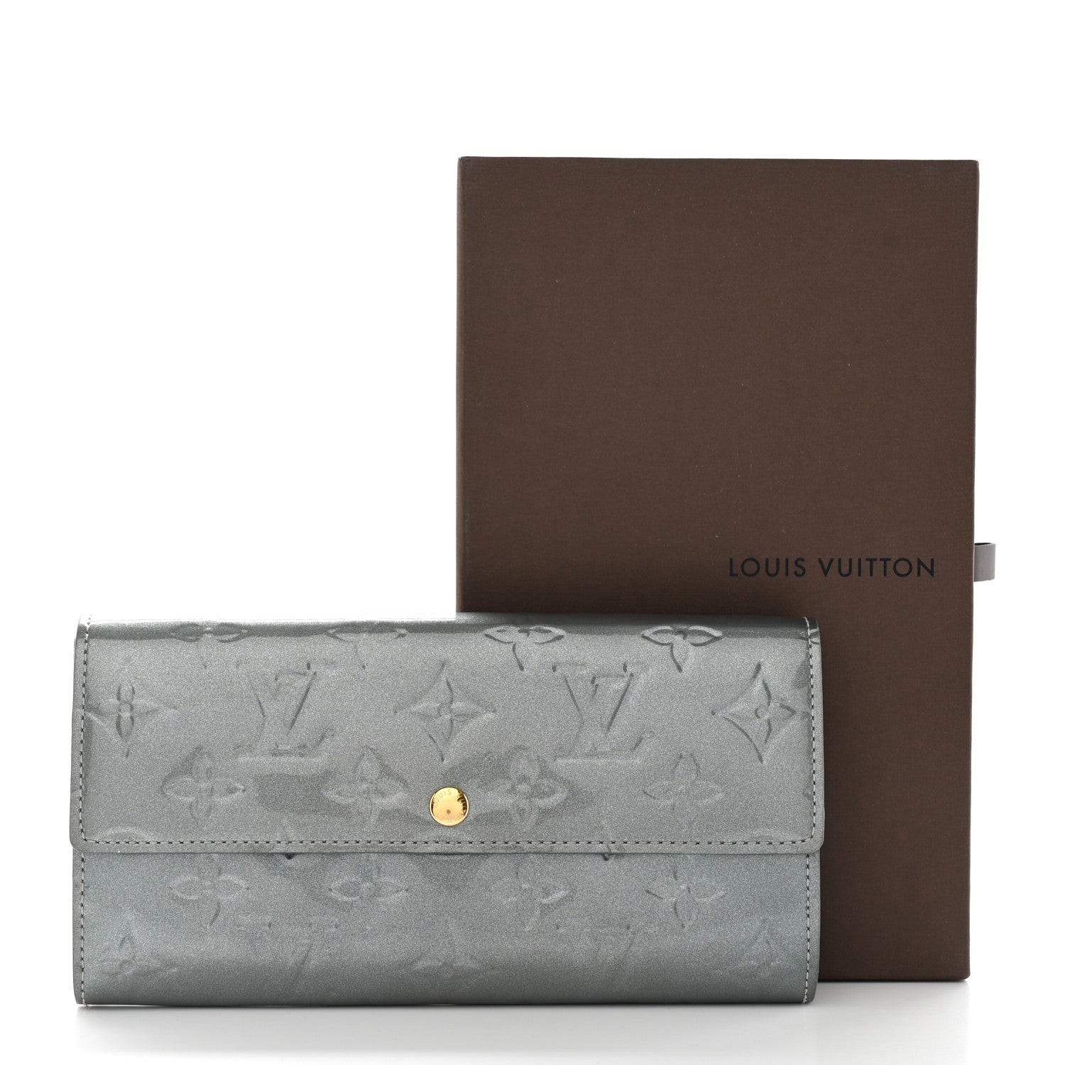 Louis Vuitton Vernis Sarah Wallet Givre 10 of 10