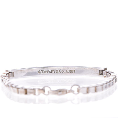Tiffany Sterling Silver Venetian Link ID Bracelet 4 of 8