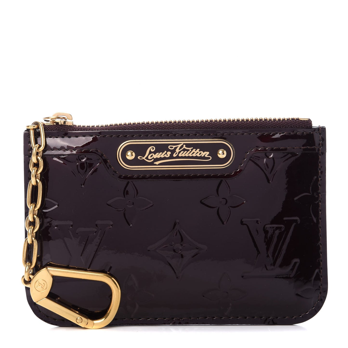 Vernis Key Pouch Amarante