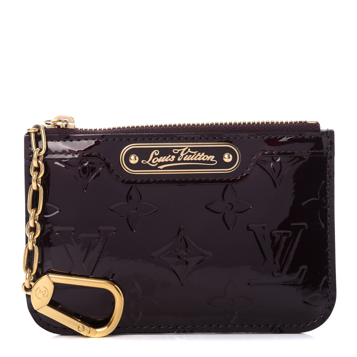 Louis Vuitton Vernis Key Pouch Amarante 1 of 6