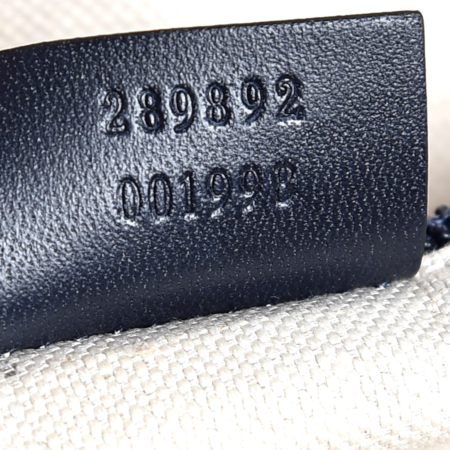 Gucci GG Plus Monogram Medium Travel Bag Navy 8 of 8
