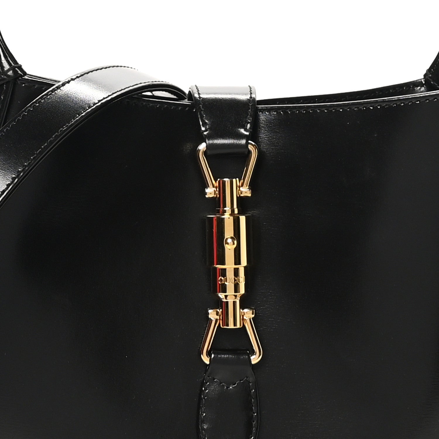 Gucci Boarded Dyana Lux Calfskin Small Jackie 1961 Hobo Black 8 of 10