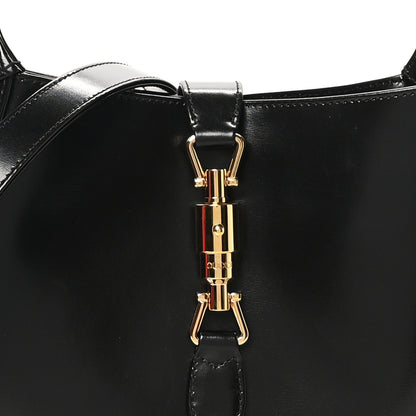 Gucci Boarded Dyana Lux Calfskin Small Jackie 1961 Hobo Black 8 of 10