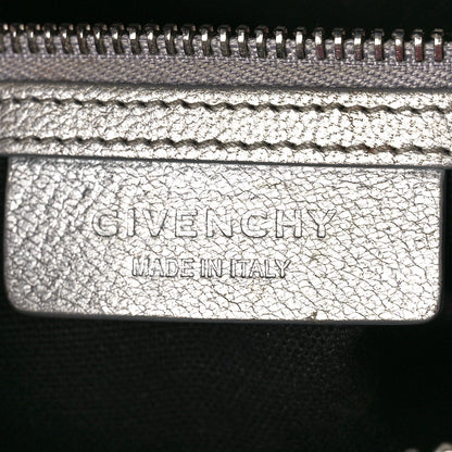 Givenchy Metallic Sugar Goatskin Mini Antigona Silver 6 of 12