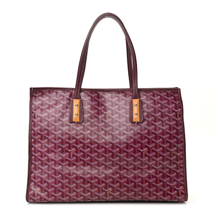 Goyard Goyardine Marquises Tote Burgundy 1 of 12