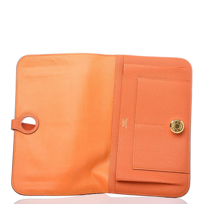 Hermes Togo Dogon Duo Wallet Orange 6 of 11